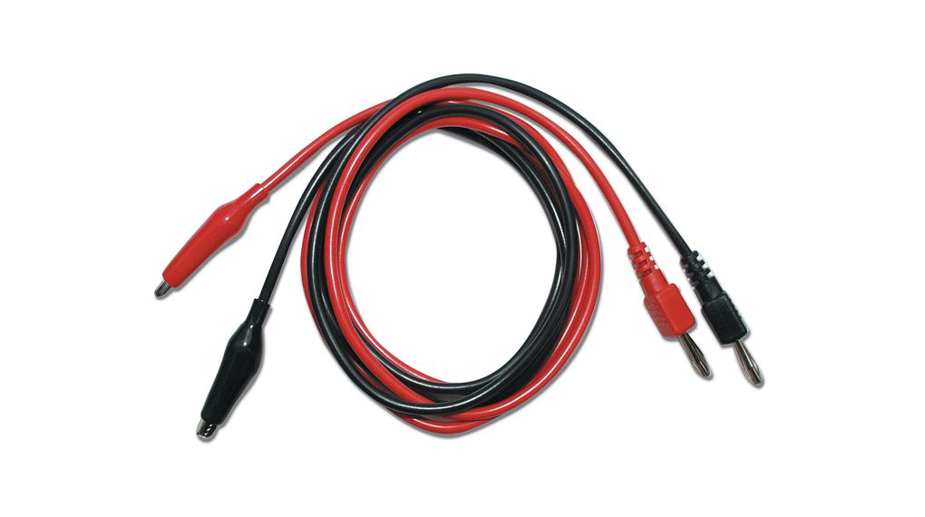 Hook-Up Lead Set, 5A, Black, Red